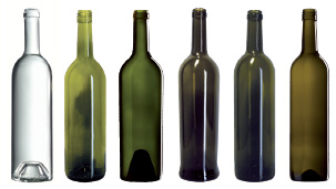 Bouteilles de vin Bordelaises