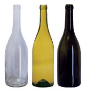 Bouteilles de vin Bourgognes